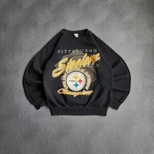 Vintage 1992 Pittsburgh Steelers Central Divisions Competitor Sweatshirt Medium
